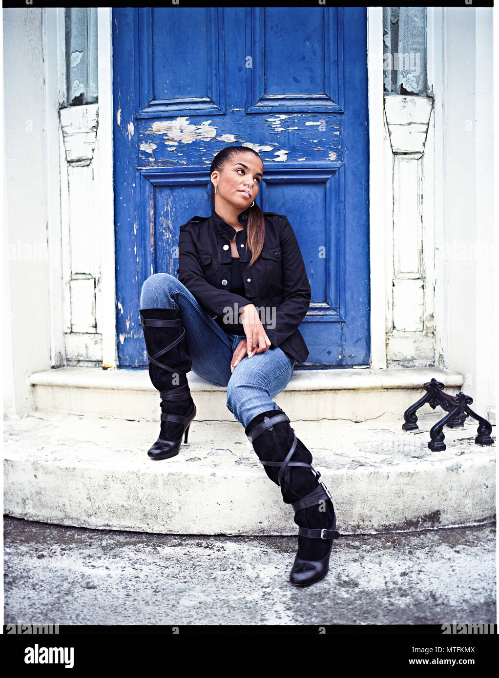 Arleen Niomi McLean-Daley, meglio noto come ms Dynamite, è un rapper inglese, cantante, compositore e produttore record. Lei è il destinatario del mercurio Premio della Musica, due Brit Awards e tre premi MOBO. Foto Stock