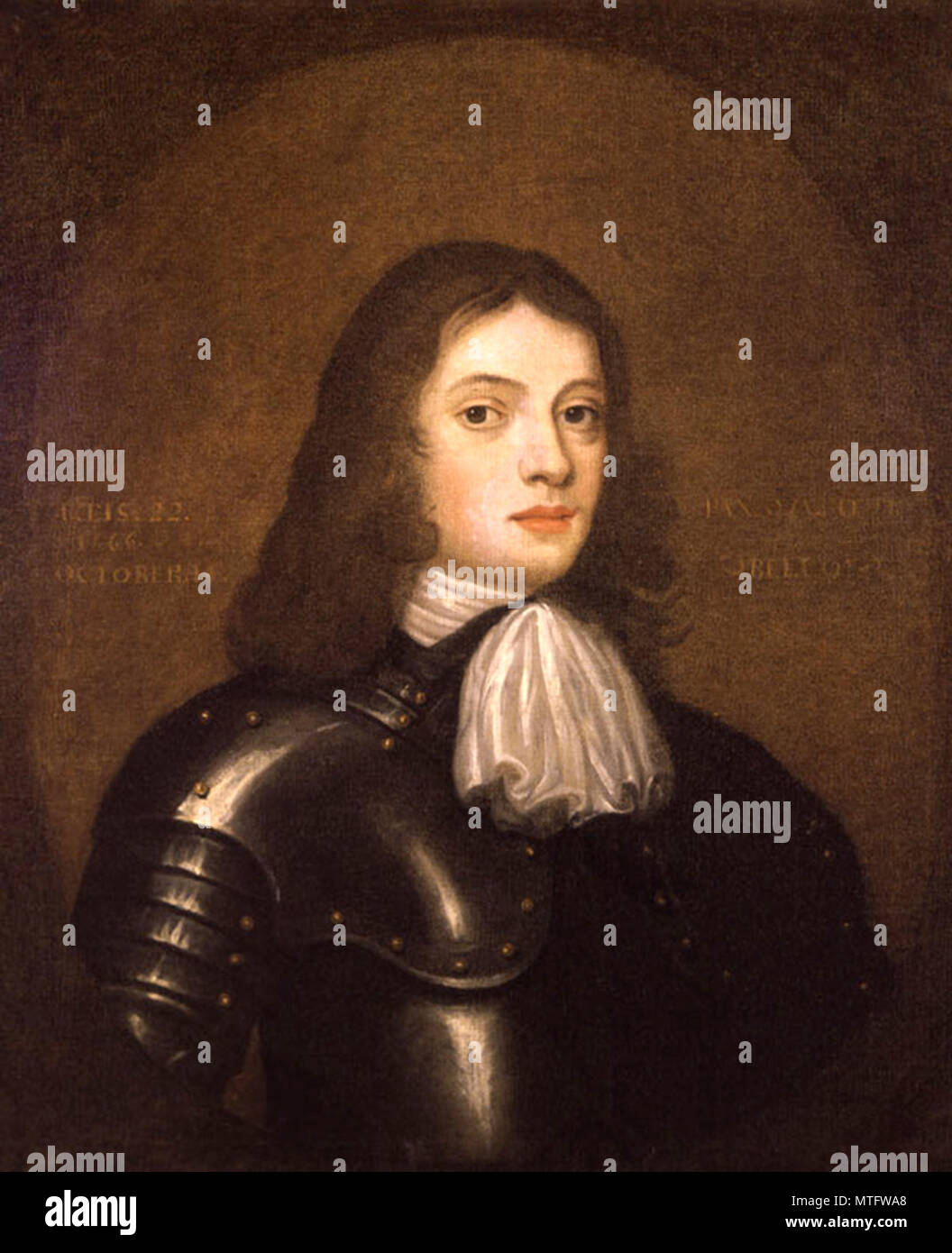 William Penn (1644 - 1718), figlio di Sir William Penn, inglese immobiliare di imprenditore, filosofo, inizio Quaker e fondatore dell'inglese North American Colony Provincia di Pennsylvania Foto Stock