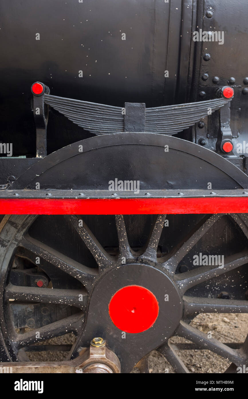 Il Museu del Ferrocarril de Catalunya Vilanova i la Geltrú. Museo delle ferrovie a Vilanova i Geltru, Catalogna, Spagna. Museo del Ferrocarril de Cataluña. Foto Stock