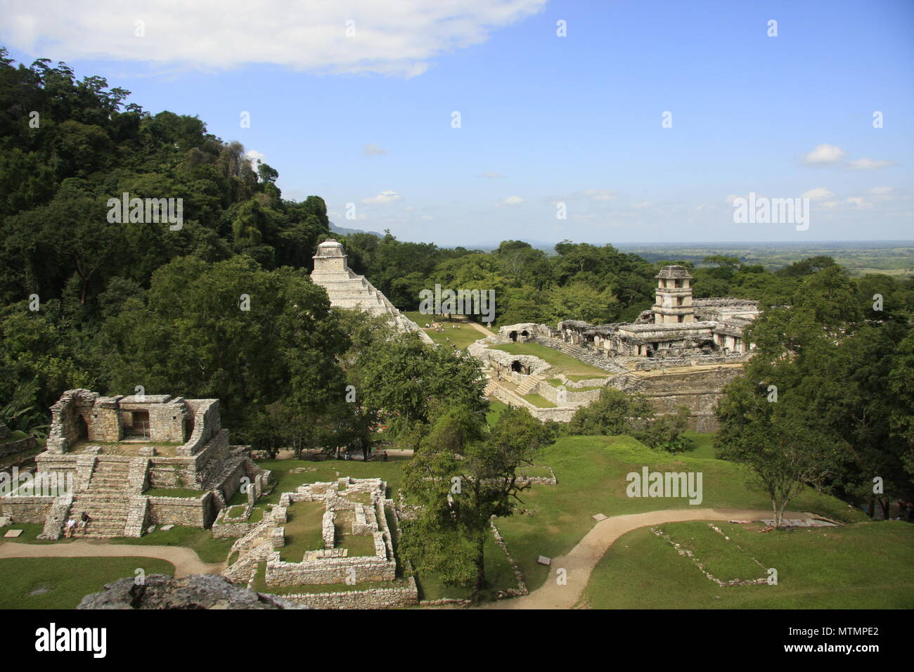 Palenque, Messico, rovine archeologiche Foto Stock