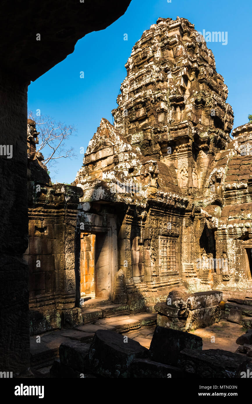 Il Banteay Kdei tempio di Angkor Wat complessa, Cambogia Foto Stock