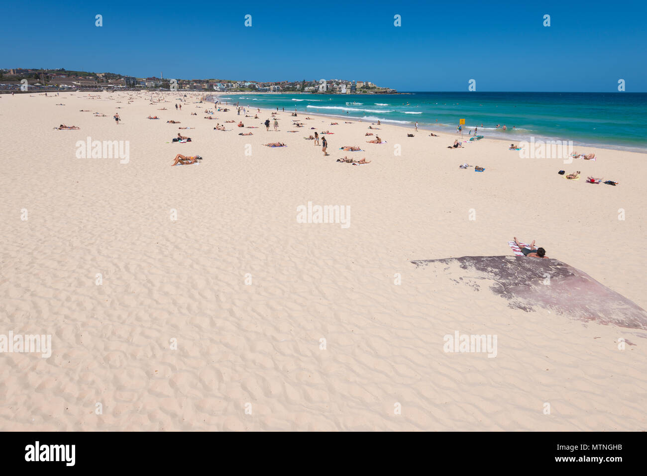 Viste di Bondi Beach, Sydney, Australia Foto Stock