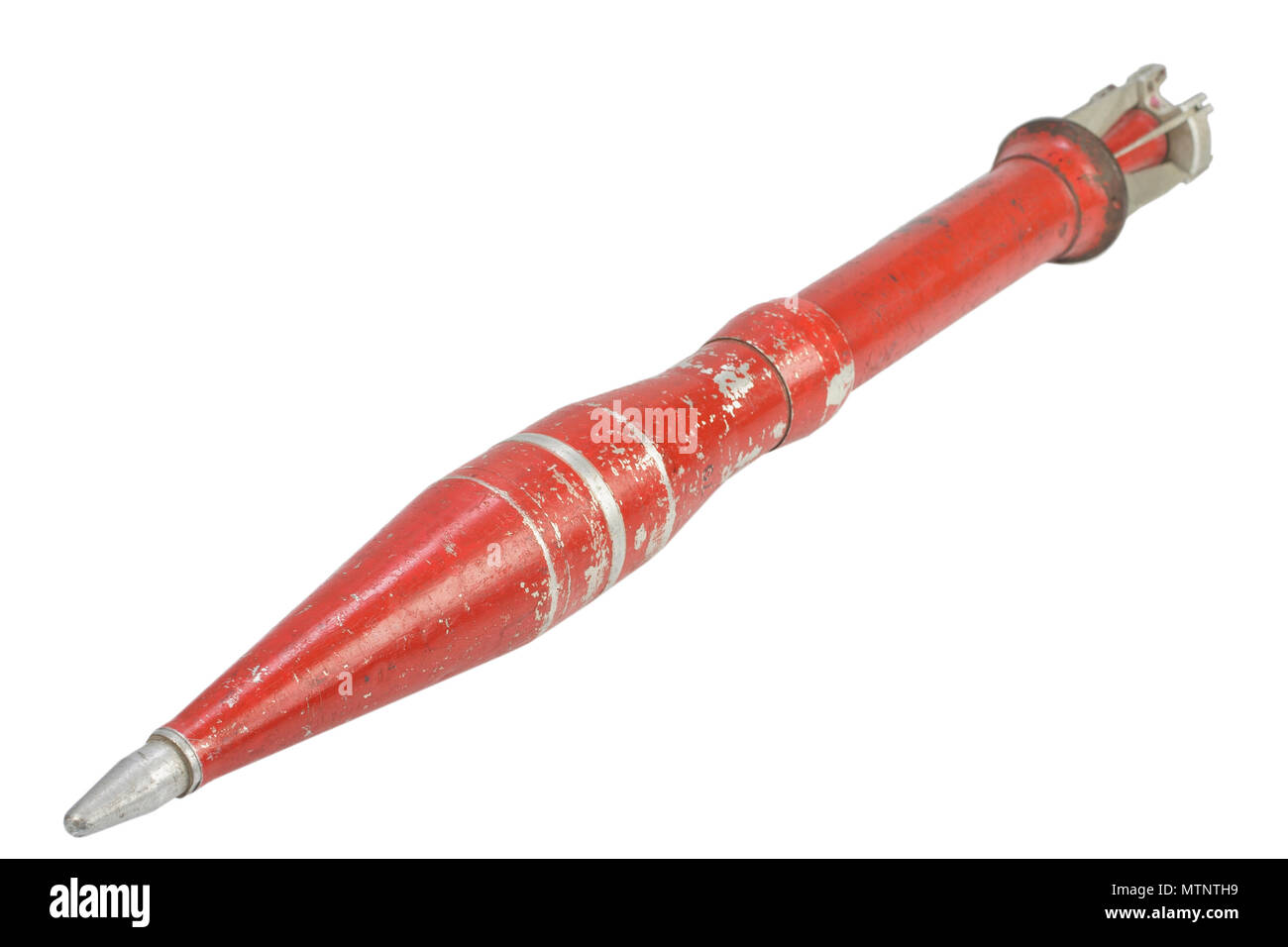 Anti serbatoio pistola recoilless proiettile isolati Foto Stock