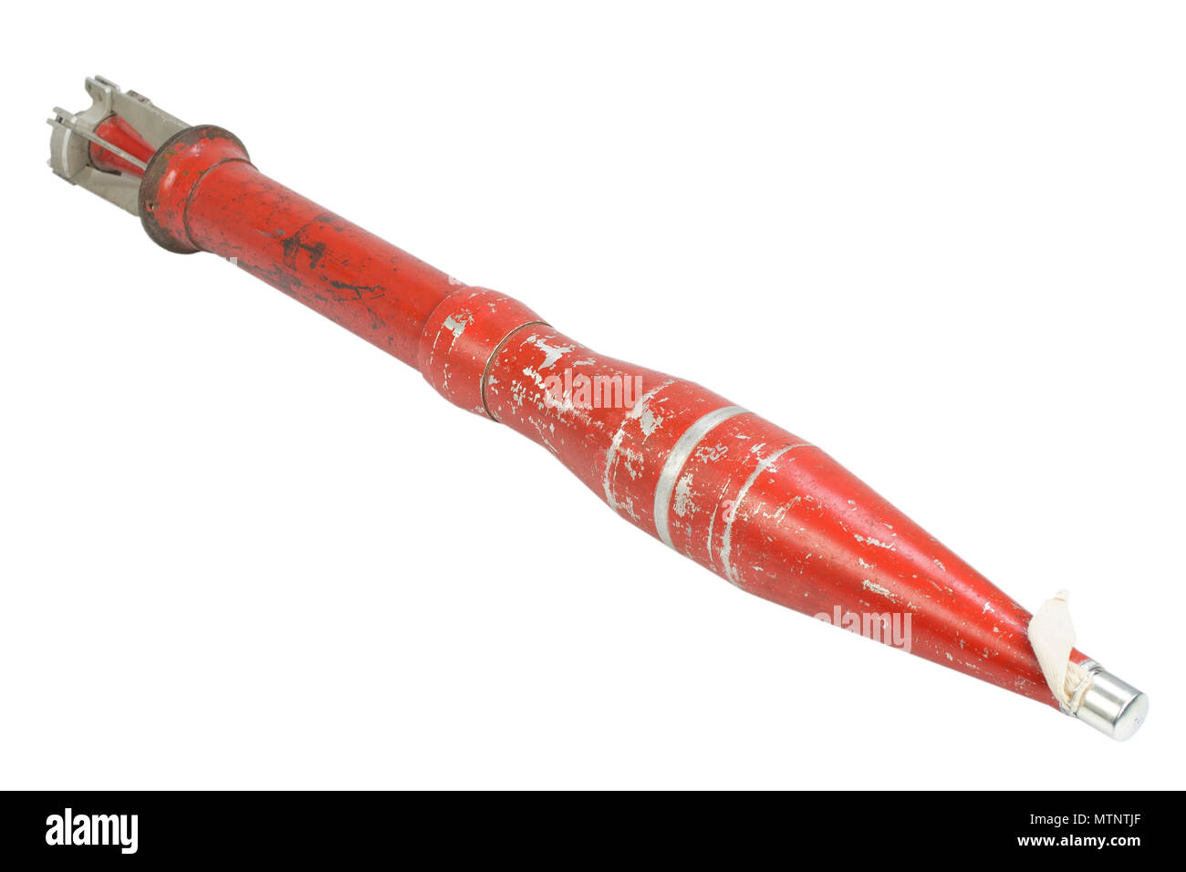 Anti serbatoio pistola recoilless proiettile isolati Foto Stock