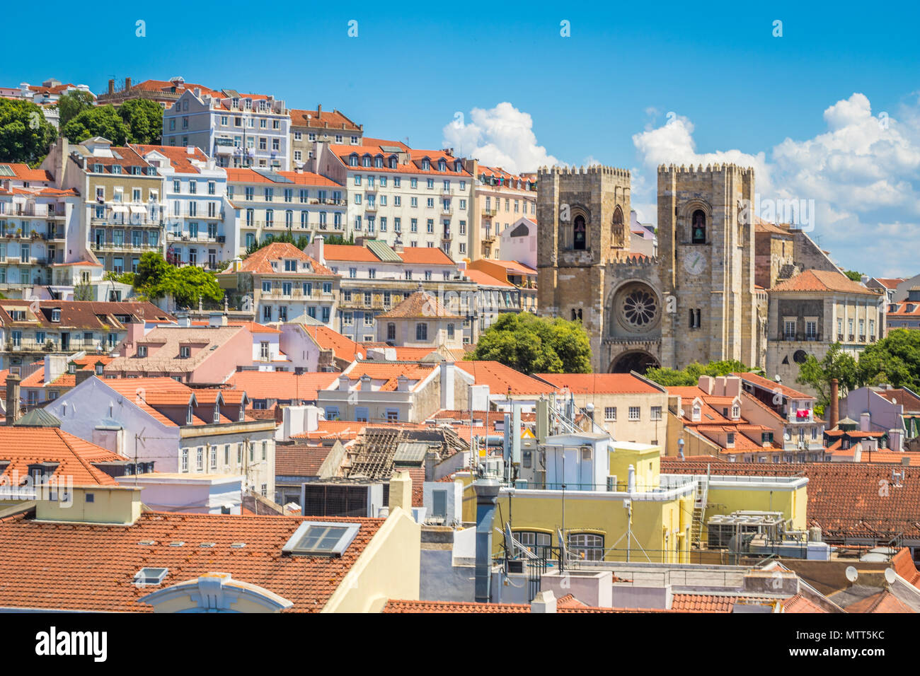 Se Cathedral in Lisbona Portogallo Foto Stock