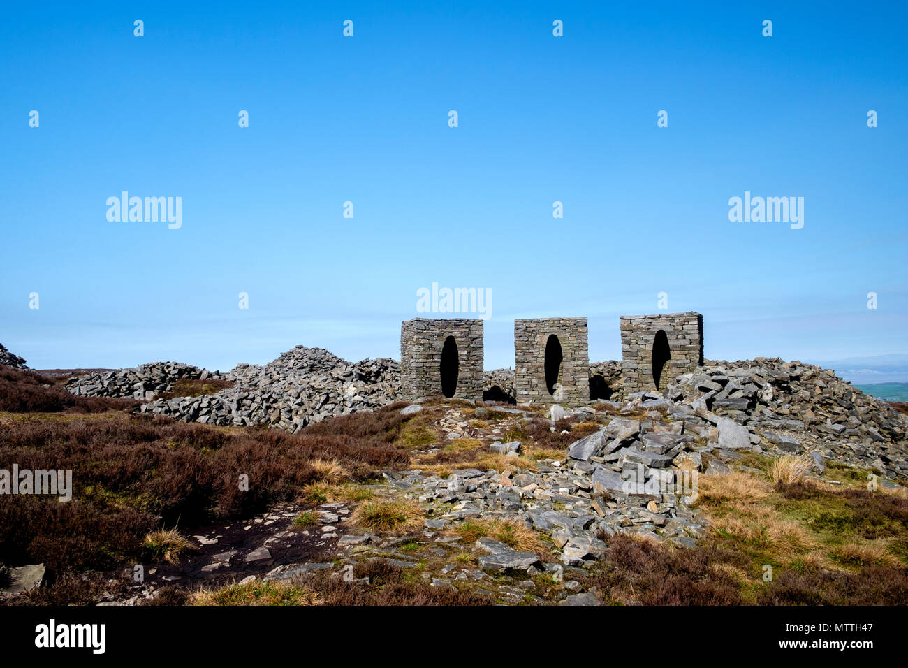 Testa Clougha, foresta di Bowland, Lancashire, Inghilterra Foto Stock