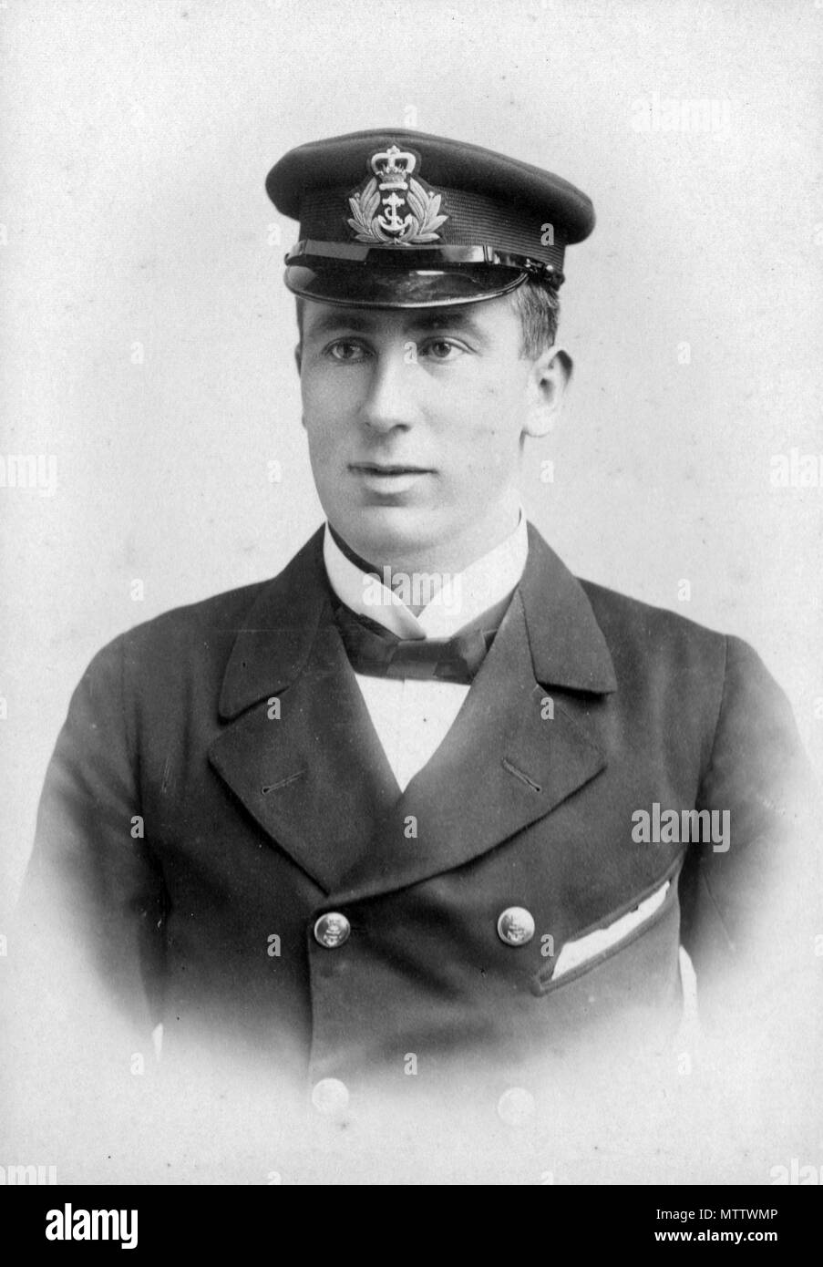 Victorian Royal Navy officer Foto Stock