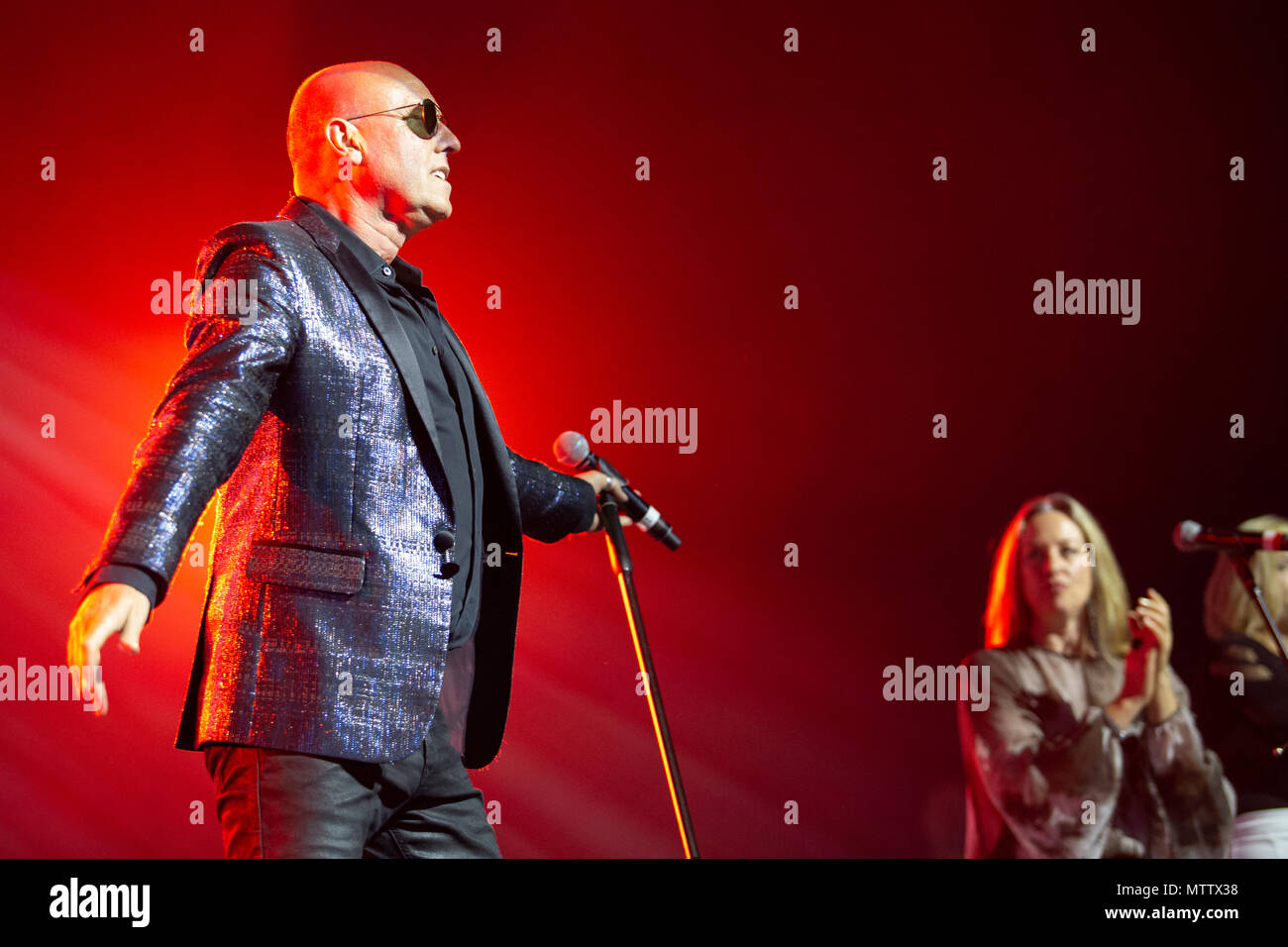 Matt Lino, nel Parco Festival, Southend, Essex © Clarissa Debenham / Alamy Foto Stock