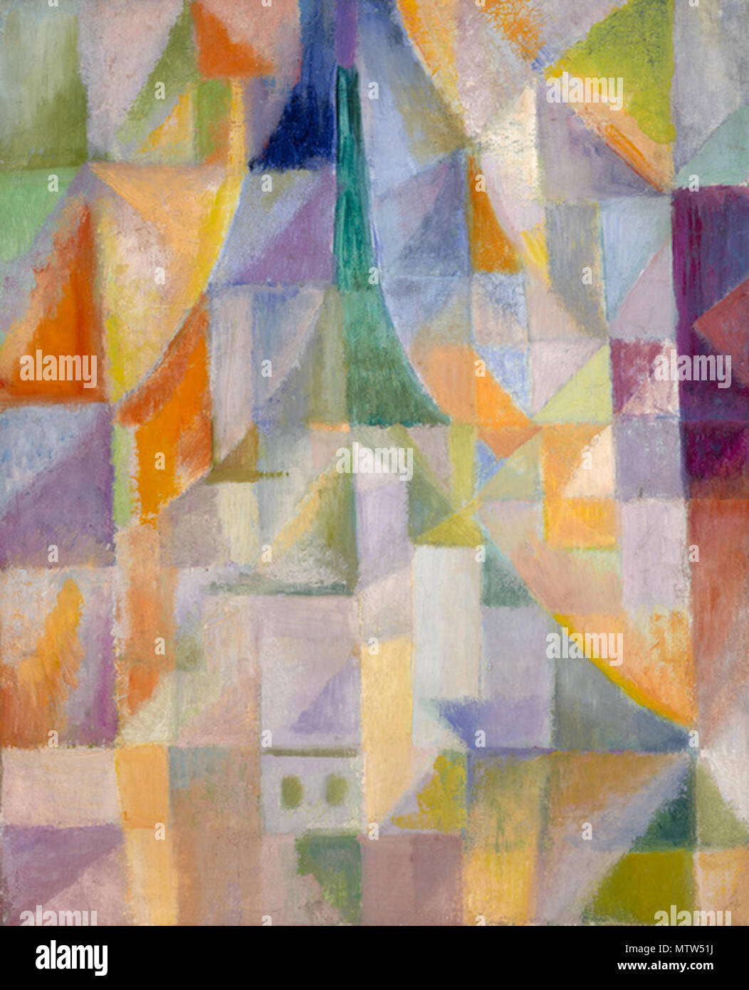 . Inglese: la finestra . 1912 523 Robert Delaunay - La finestra - 1912 - Museo di Grenoble Foto Stock