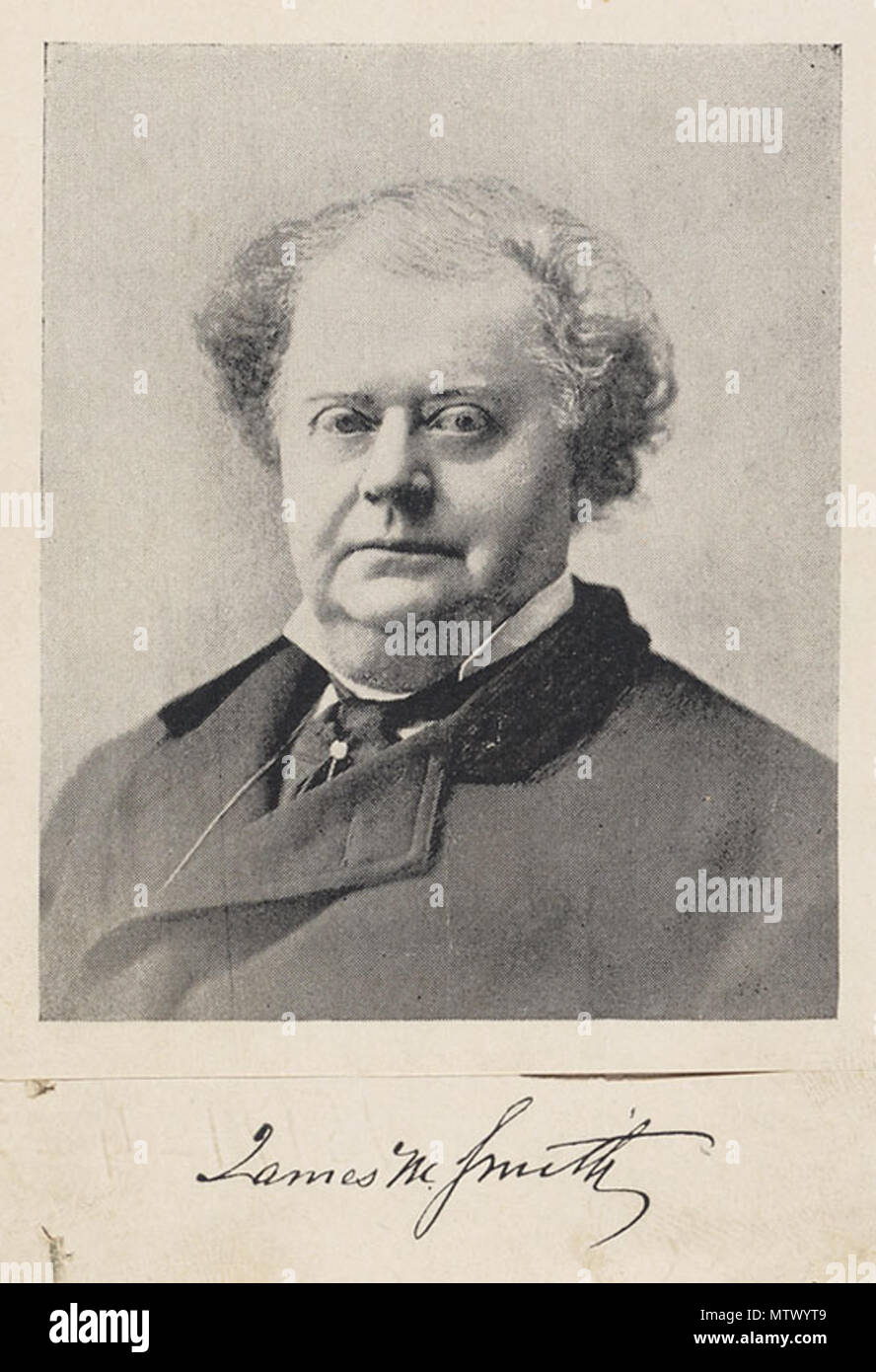 . James Milton Smith (1823-2890) . Ritratto contemporaneo. Questo file è privo di informazioni sull'autore. 307 JamesMiltonSmith Foto Stock