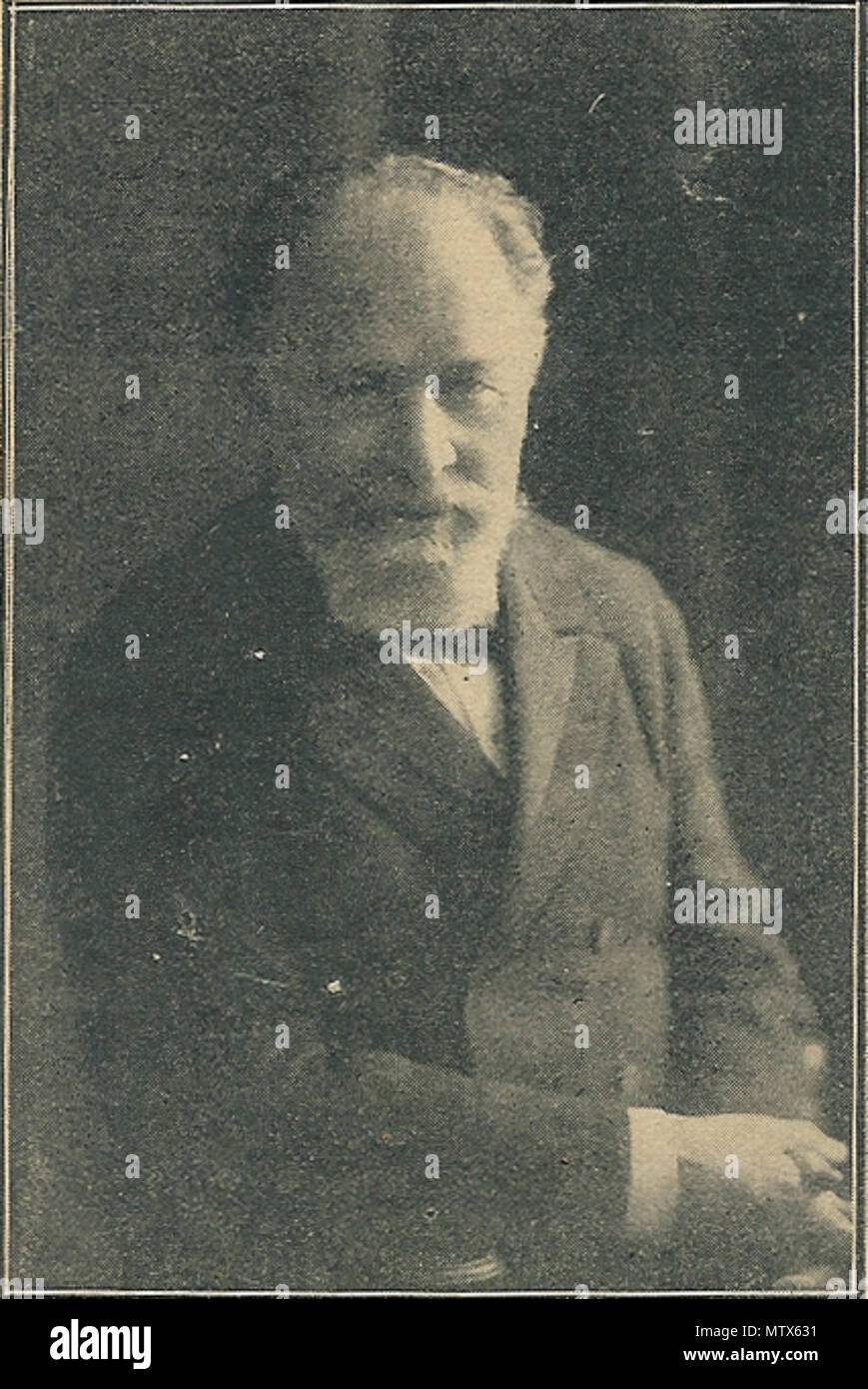 . Udenrigsminister Ludvig E. Bramsen i ministeriet Hørring . Agli utenti la riproduzione di un lavoro scaduto Di arte 618 Udenrigsminister Ludvig Bramsen Foto Stock