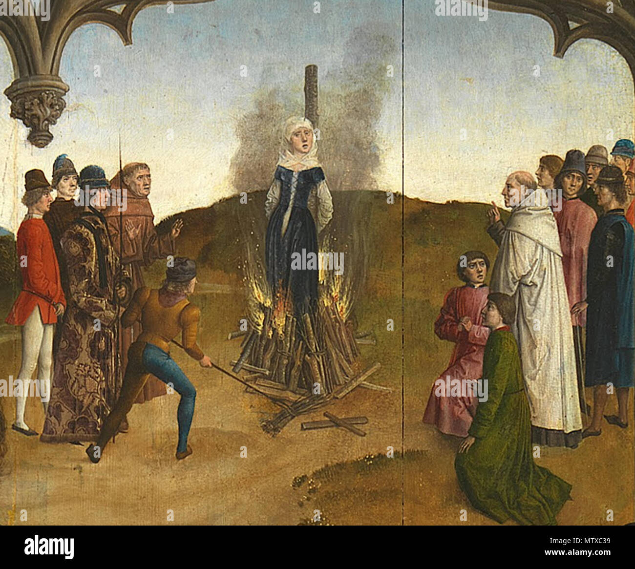 . Deutsch: ... Inglese: Saint Richardis-frammento di un dipinto di Dirk in combattimento Polski: Święta Ryszarda - frammento Dirka obrazu Boutsa . Il 23 maggio 2010, 19:42 (UTC). La prova del fuoco da combattimenti Dierec il vecchio.jpg: Dirk attacchi lavoro derivato: 6birc (PARLA) 537 Saint Richardis (frammento del Calvario da fuoco da Dierec attacchi più vecchi) Foto Stock