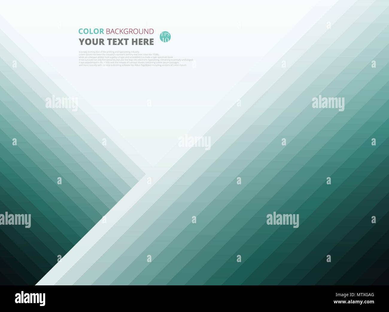 Moderna del verde blu livello di colore sfondo per business, illustrazione eps vettoriali10 Illustrazione Vettoriale