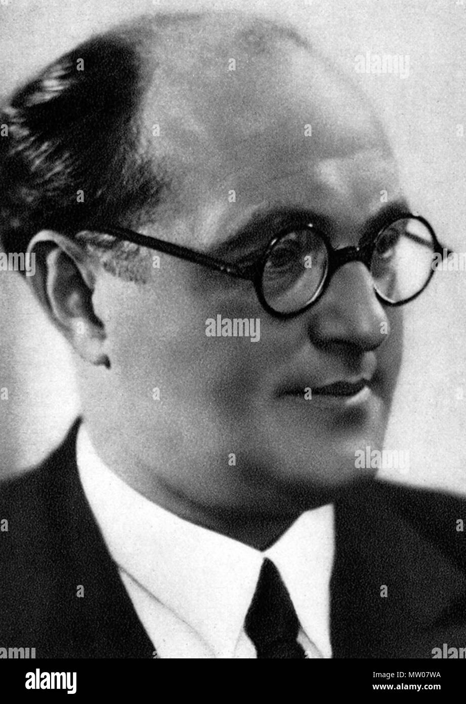 . Inglese: Štefan Letz (1900-1960) . Il 31 dicembre 1937. La Slovenské kníhkupectvo, Praha 495 Ritratto letz-stefan Foto Stock