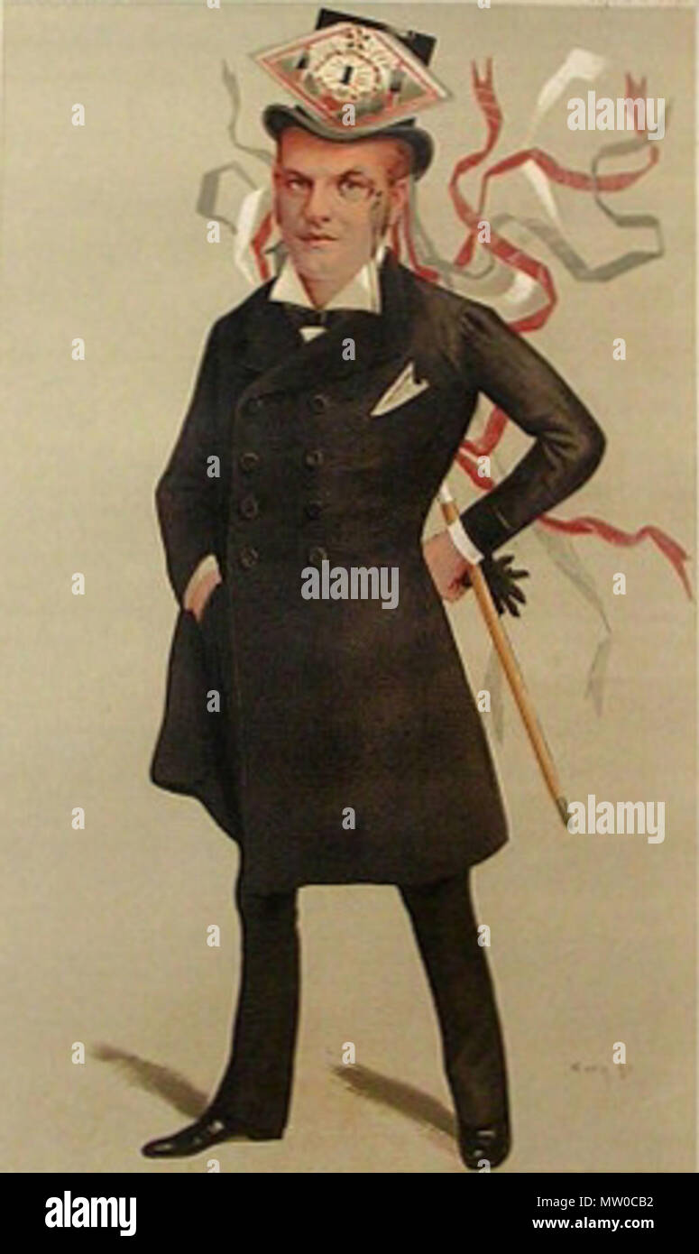 480 Duca di Orléans Vanity Fair 12 Aprile 1890 Foto Stock