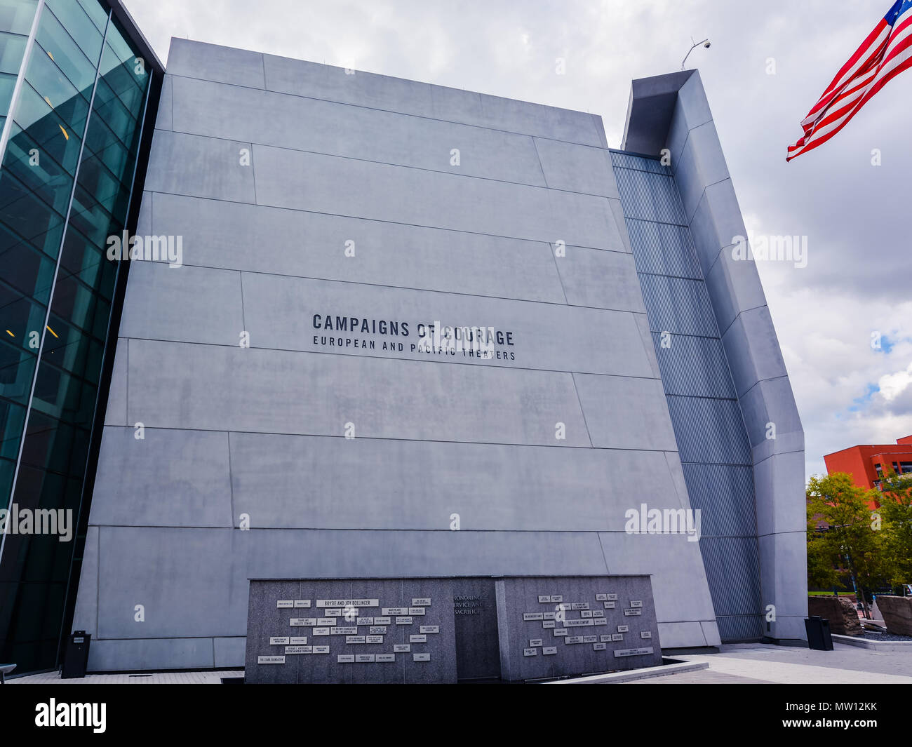 Il National World War II Museum - un museo di storia militare di New Orleans, LA. Esso è chiamato in precedenza il D-Day Museum. Foto Stock