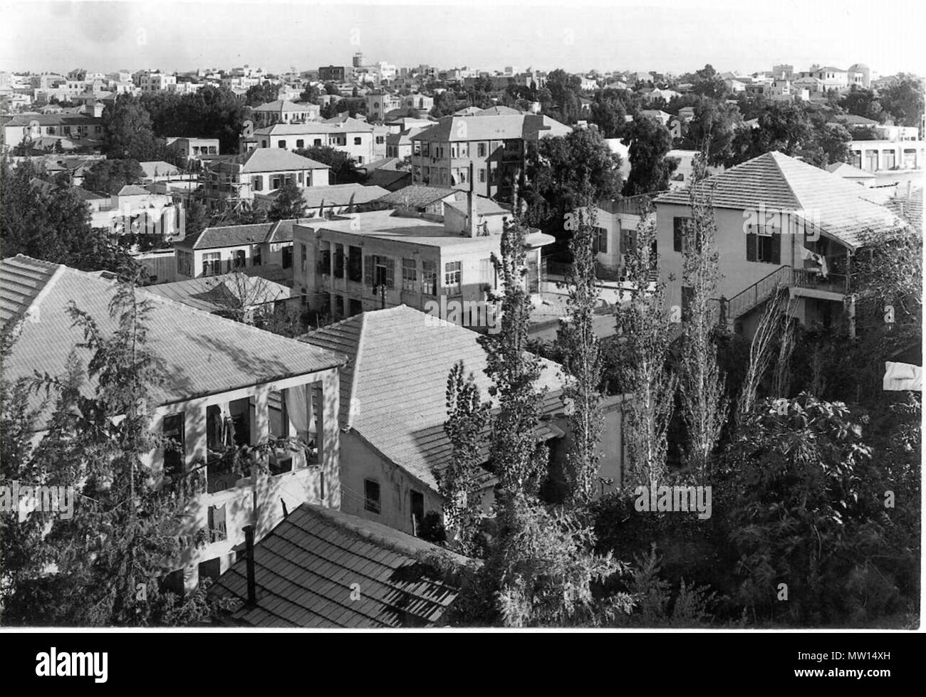 . Inglese: Nordia (Nordiya), ex quartiere di Tel Aviv עברית: שכונת נורדיה בתל אביב . 1935. Questo file è privo di informazioni sull'autore. 448 Nordia 1935 un Foto Stock