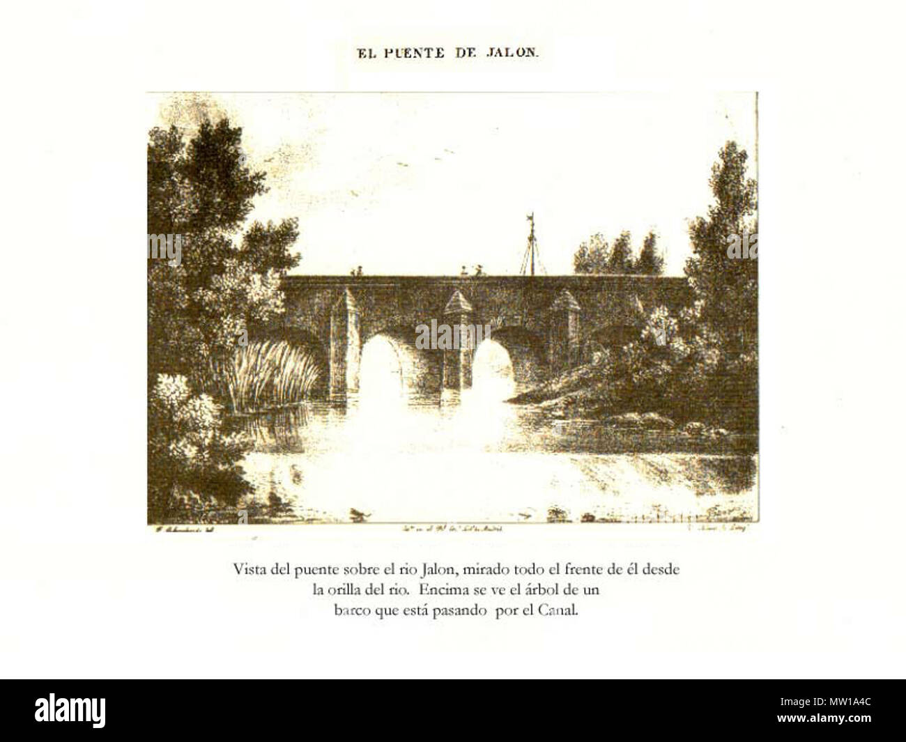 505 Puente del jalón Foto Stock