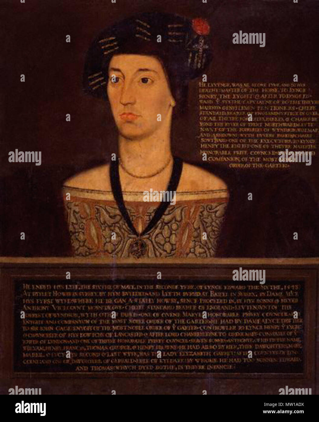 . Inglese: Anthony Browne (morto nel 1548) . circa 1550. Sconosciuto 562 SirAnthonyBrowne Foto Stock