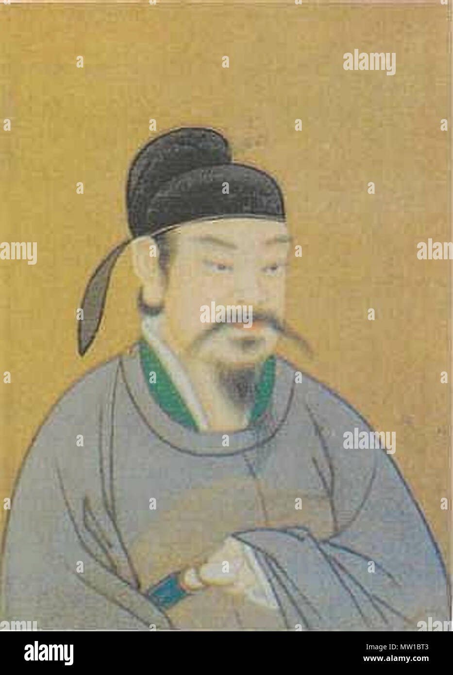 . Inglese: Xianzong imperatore della dinastia Tang Bân-lâm-gú: Tông-hiàn-tsong. 唐憲宗 . circa 800 annuncio. Anonimo 586 Xianzong Tang Foto Stock