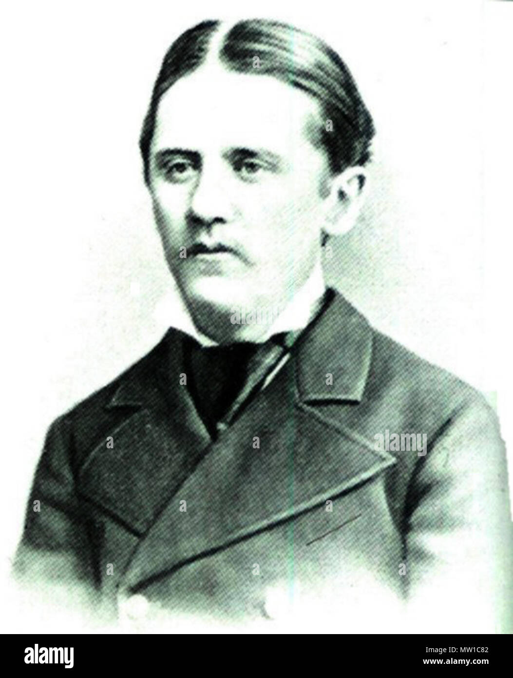 . Inglese: modesto Ilyich Tchaikovsky (1850-1916) . Questo file è privo di informazioni sull'autore. 588 modesto Ilyich Tchaikovsky Foto Stock