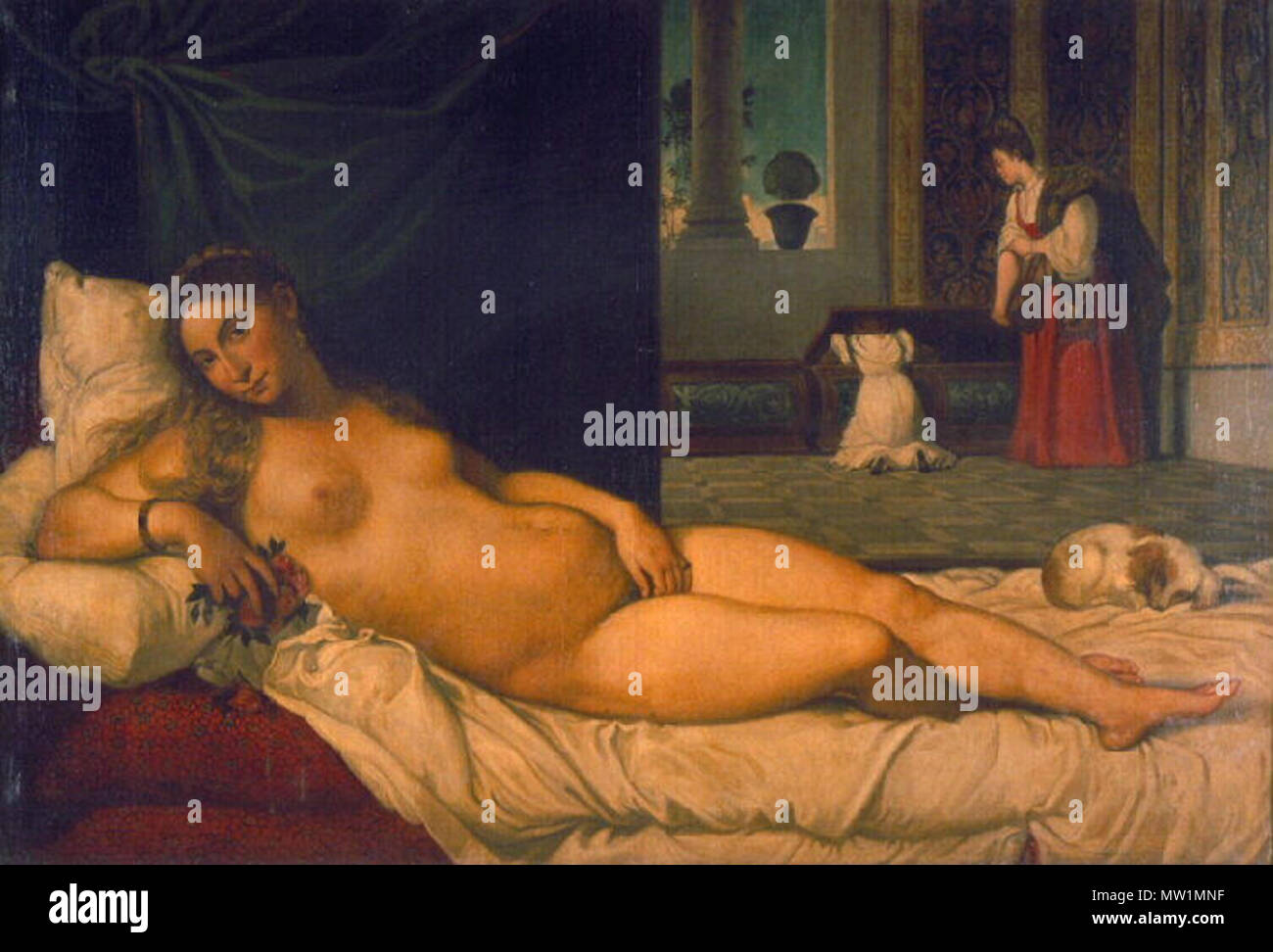 628 Venere couchée Mottez Foto Stock