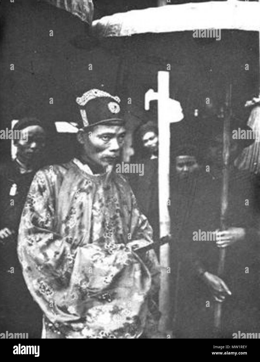 701 越南科舉的一名陈姓監考者（1897年） Foto Stock