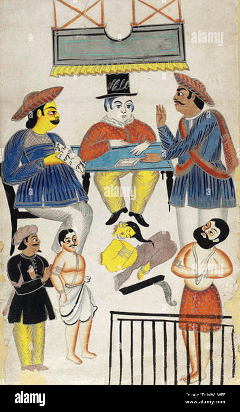 . Inglese: Prova di scandalo Tarakeswar . circa 1875. Sconosciuto 614 prova di scandalo Tarakeswar Foto Stock