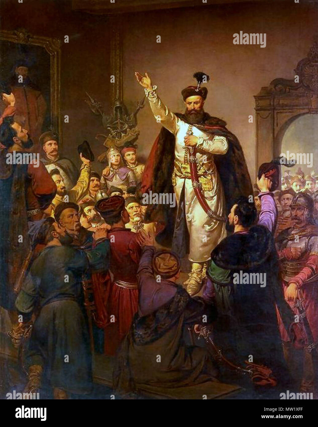 618 Tyszowiecka Confederazione 1655 Foto Stock