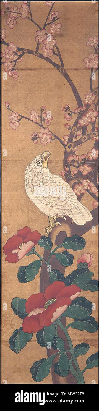 . Français : bianco aquila, secolo XIX, dinastia Joseon . Xix secolo la dinastia Joseon. Sconosciuto 644 bianco aquila, secolo XIX, dinastia Joseon, MFAB 54.510 Foto Stock