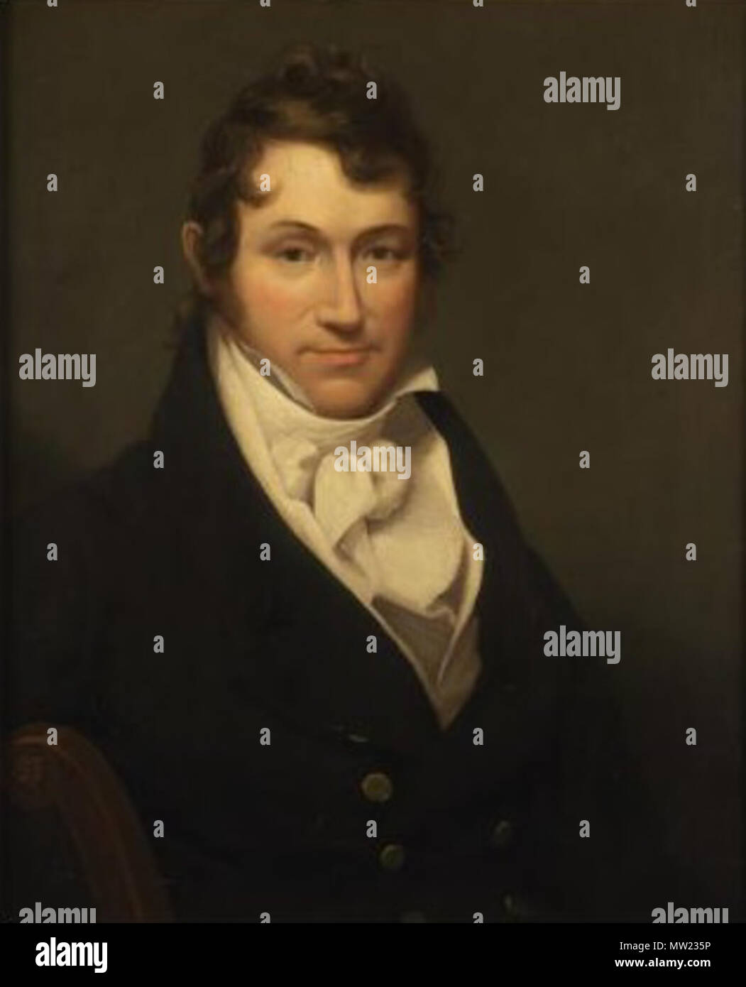 . Inglese: William Coleman (1766-1829), New York Evening Post editor. circa 1810. Artista/MAKER: William Dunlap. New York Historical Society. 170 Central Park West a Richard Gilder modo (77th Street), New York, NY 10024. 648 William Coleman (1766-1829), New York Evening Post editor Foto Stock