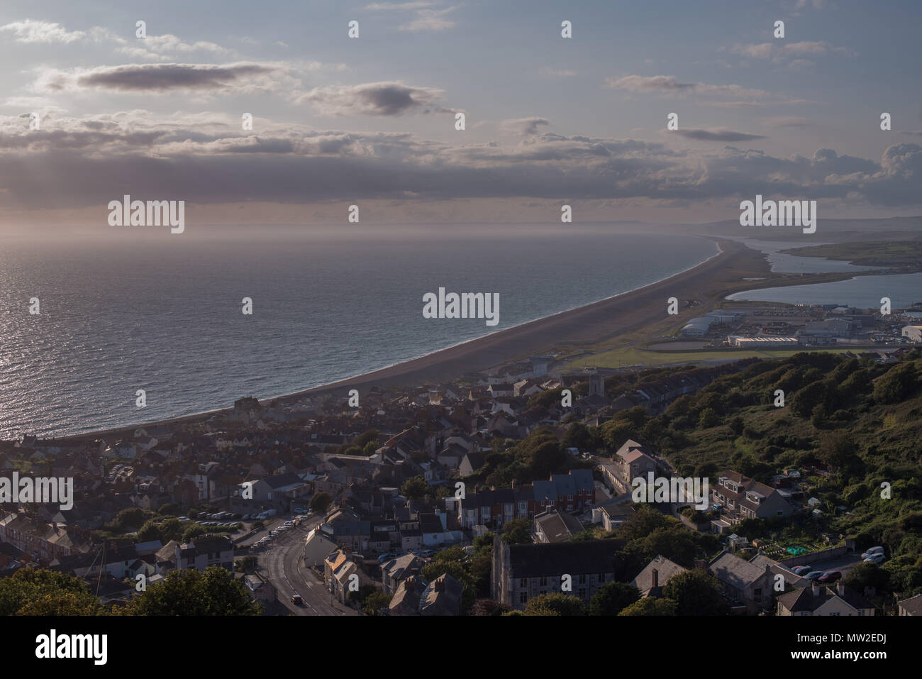 Spiaggia di Weymouth Foto Stock