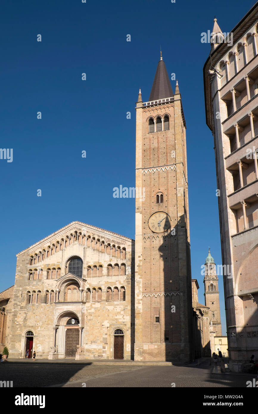 Italia, Emilia Romagna, Parma: la cattedrale Foto Stock