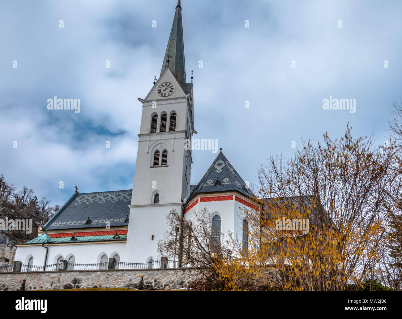 San Martino La chiesa parrocchiale Foto Stock