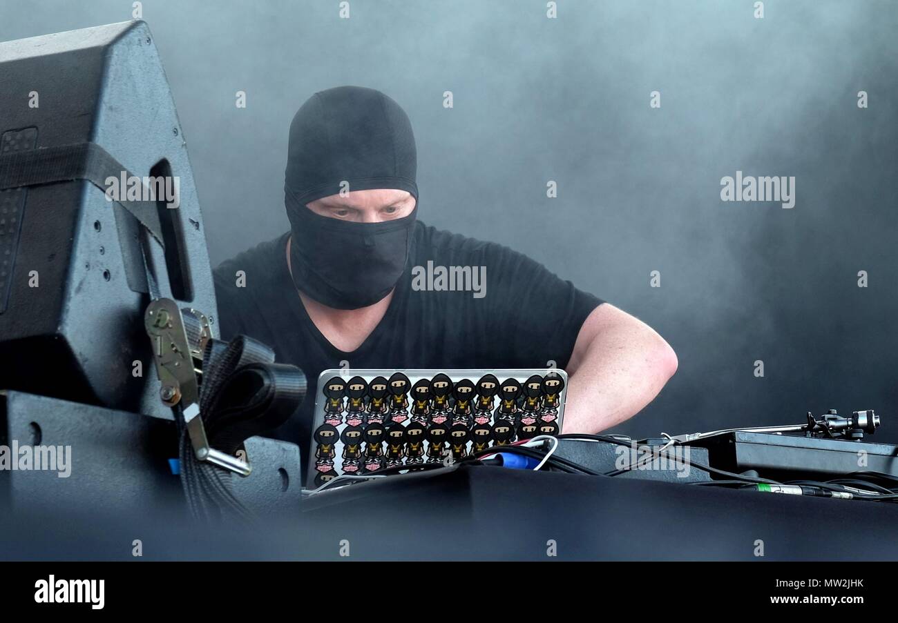 DJ competenze Jaguar eseguire alla gente comune Festival, Southampton Hampshire REGNO UNITO 27 Maggio 2018 Foto Stock