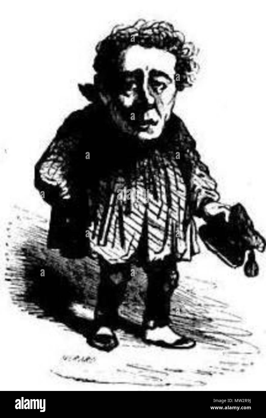 . Français : Caricatura de Jean-Marie-Joseph Deville (1787-1853), par Cham. 1850. Cham (Amédée de Noé) 161 Deville par Cham Foto Stock