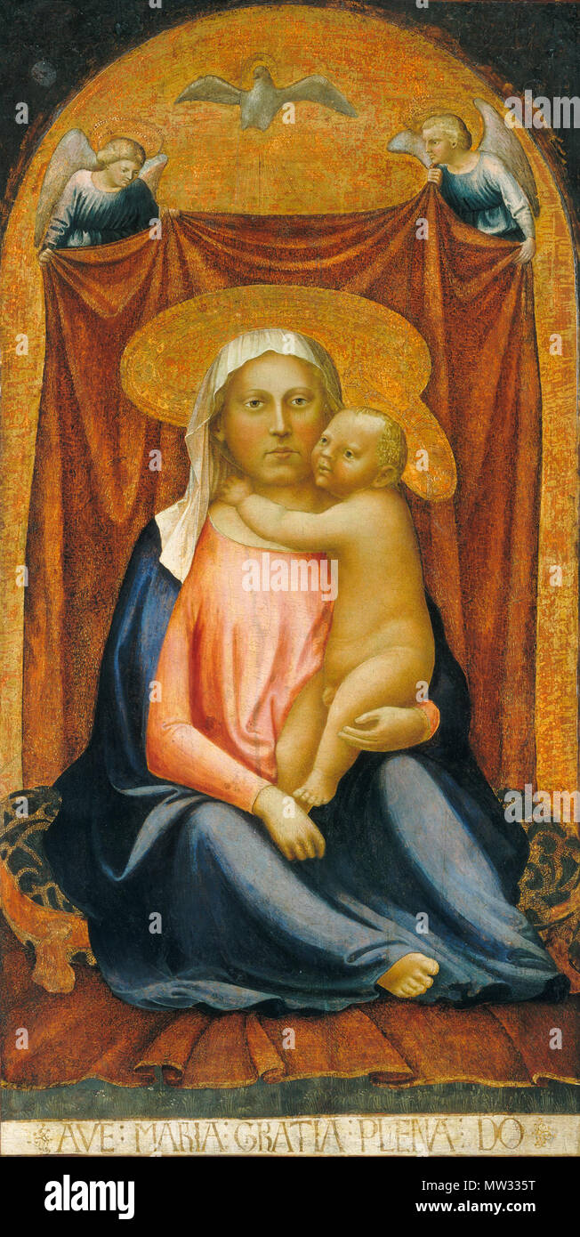 . Inglese: Masaccio. La Madonna e il bambino. 1424-25, Washington NGA (dopo un accurato restauro) . Il 31 marzo 2010, 06:38:51. Masaccio (1401-1428) nomi alternativi nascita Nome: Tommaso di Ser Giovanni di Simone pittore Descrizione Data di nascita e morte 21 Dicembre 1401 1428 Luogo di nascita e morte di San Giovanni Valdarno Roma sede di lavoro Firenze competente controllo : Q5811 VIAF: 7368513 ISNI: 0000 0001 2119 1860 ULAN: 500026649 LCCN: N79006973 NLA: 35332383 WorldCat 404 Masaccio. La Madonna e il bambino. 1424-25, Washington NGA Foto Stock