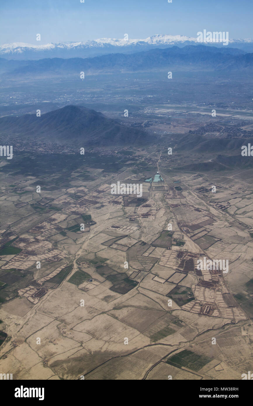 Superficie agricola in Kabul-Afghanistan Foto Stock