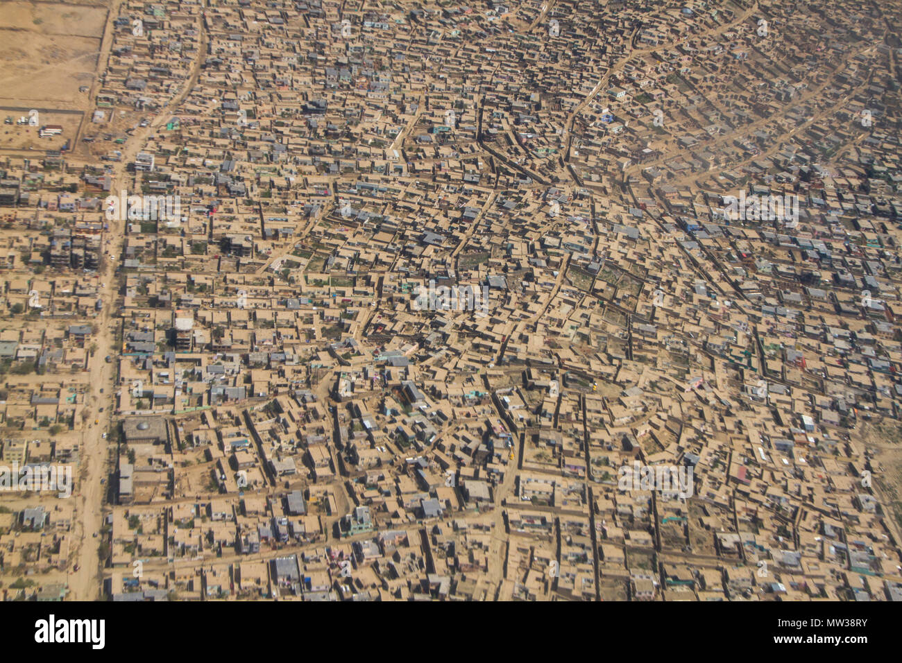 Zona residenziale a Kabul, Afghanistan Foto Stock
