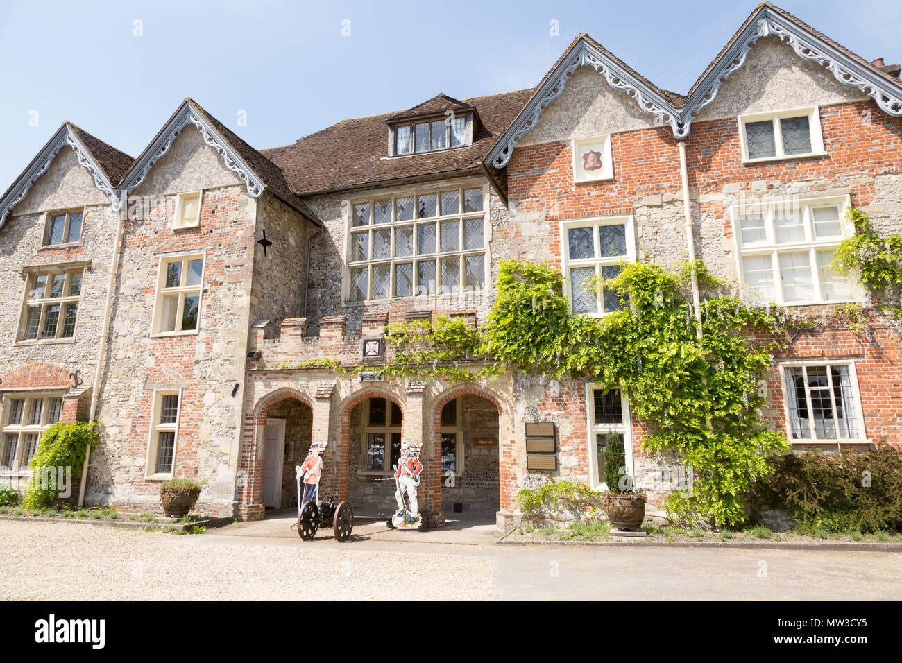 I fucili Berkshire e Wiltshire Museum, Salisbury, Wiltshire, Inghilterra, Regno Unito Foto Stock