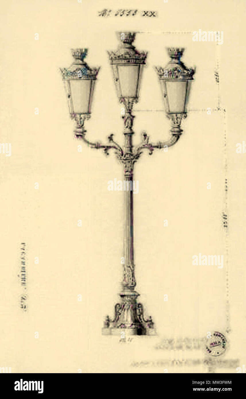 578 Via lampada per il Puente de España3 Foto Stock