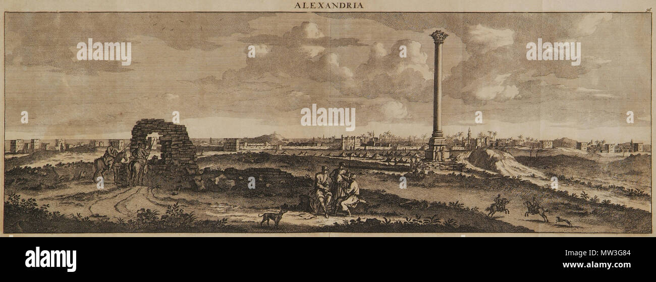 37 Alessandria (2) - Bruyn Cornelis de - 1714 Foto Stock