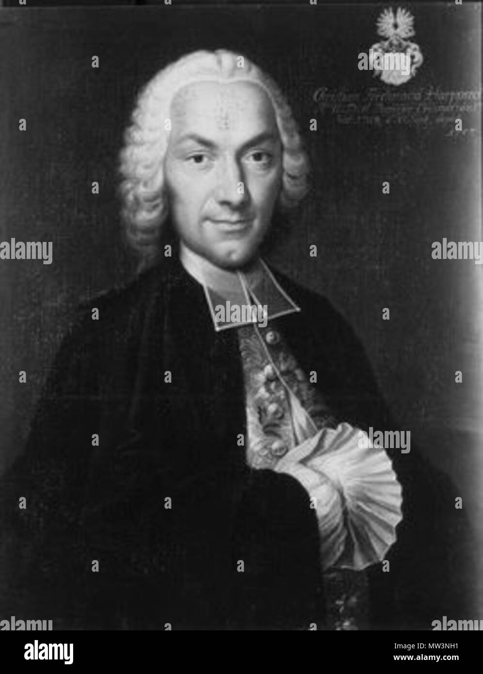 . Deutsch: Bild in der Tübinger Professorengalerie . Il 15 febbraio 2014, 11:12:59. Unbekannter Maler 128 Christian Ferdinand Harpprecht 1718-1758 Foto Stock