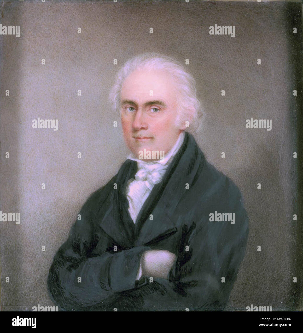 . Inglese: Slave trader e un U.S. Il senatore da Rhode Island. 1837. La Rhode Island Historical Society 306 James DeWolf 1764-1837 Pittura Foto Stock