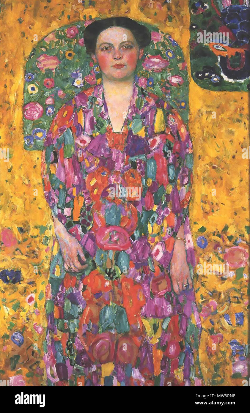 GUSTAV Klimt (1862-1918) austriaco pittore simbolista. La sua pittura 1913-14 'Eugenia Primavesi' Foto Stock