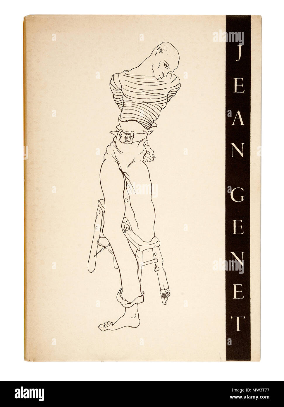 311 Jean Genet, canto segreto, Lione, edizione de L'Arbalète, 1945, première de couverture illustrée d'une lithographie d'Emile Picq Foto Stock