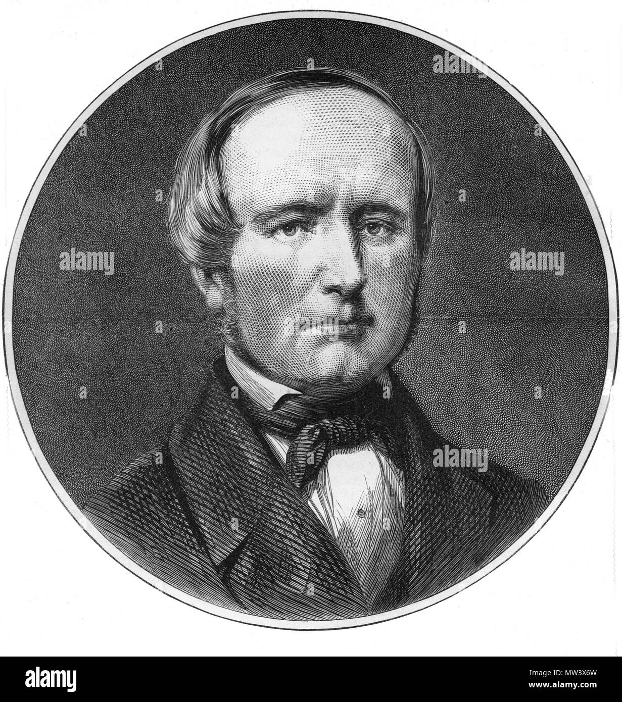 . Johan August Wahlberg (1810-1856) . 1876. Xilografia Di artista sconosciuto 317 Johan August Wahlberg 1876 Foto Stock