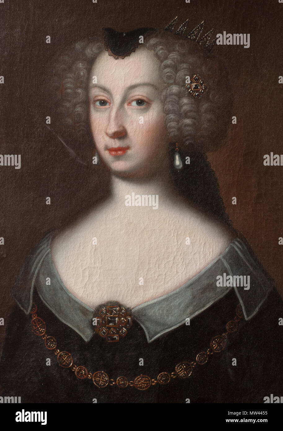 Grh0433-detalj 397 Maria Eleonora, 1599-1655, drottning av Sverige, prinsessa av Brandenburg - Nationalmuseum - 15103 Foto Stock