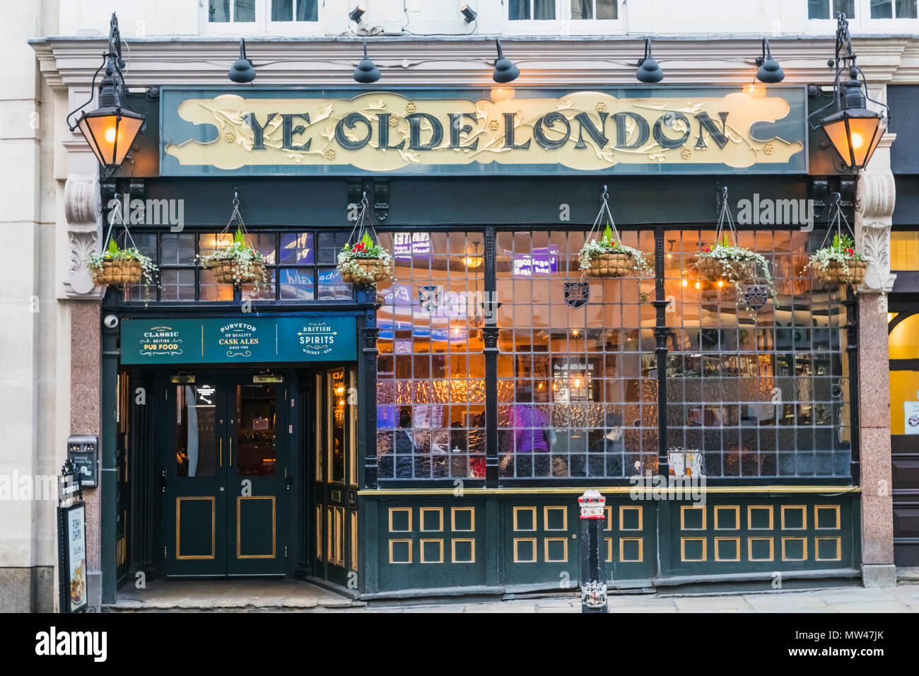 Inghilterra, Londra, la città di Londra, il Ye Olde Pub di Londra Foto Stock