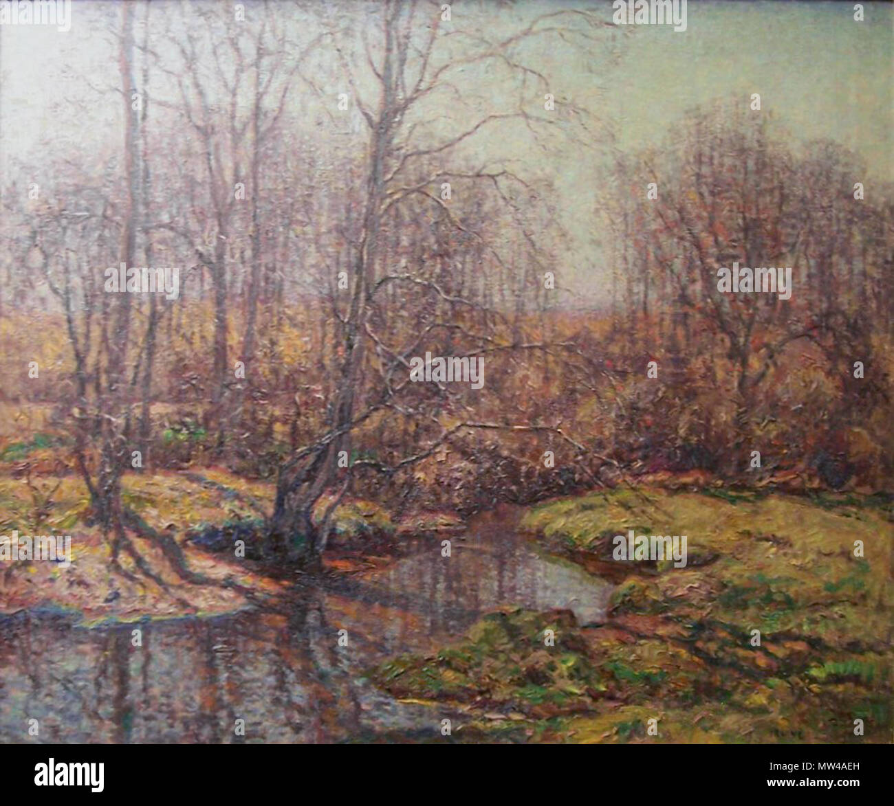 . Caduta, otto miglia di fiume . (Vicino al Old Lyme, Connecticut) . Nessuna data 650 Wilson Henry Irvine rientrano otto miglia di fiume Connecticut Foto Stock